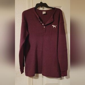 NWOT Victoria's Secret Pink Long Sleeve Thermal